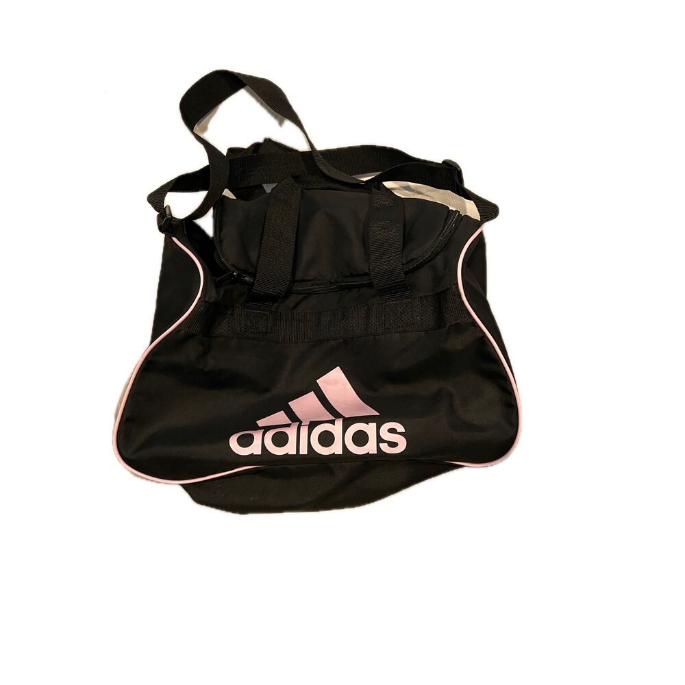 Adidas Defender Small Pink Black Gym Bag 18"x10"x12"